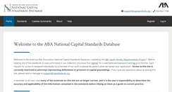 Desktop Screenshot of capstandards.org